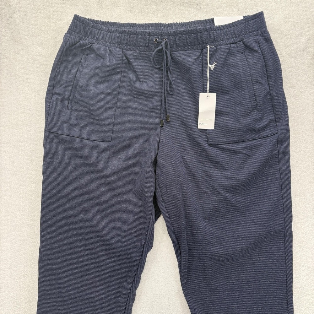Lane Bryant Ankle Pants Womens 14/16 Blue Knit Pull On Stretch Casual Jogger NWT - Picture 2 of 12